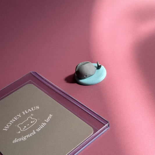 Whale Charm Polaroid / Toploader Holder