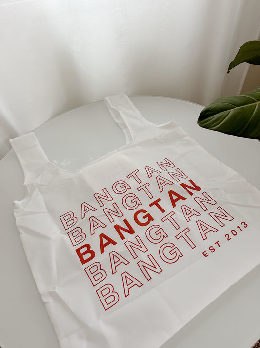 BTS Inspired Foldable Reusable Shopping Bag