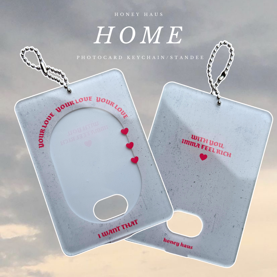BTS “Home” Acrylic Photocard Holder