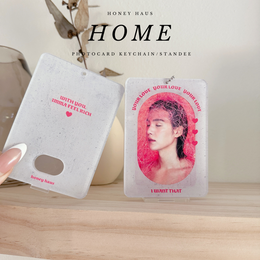 BTS “Home” Acrylic Photocard Holder