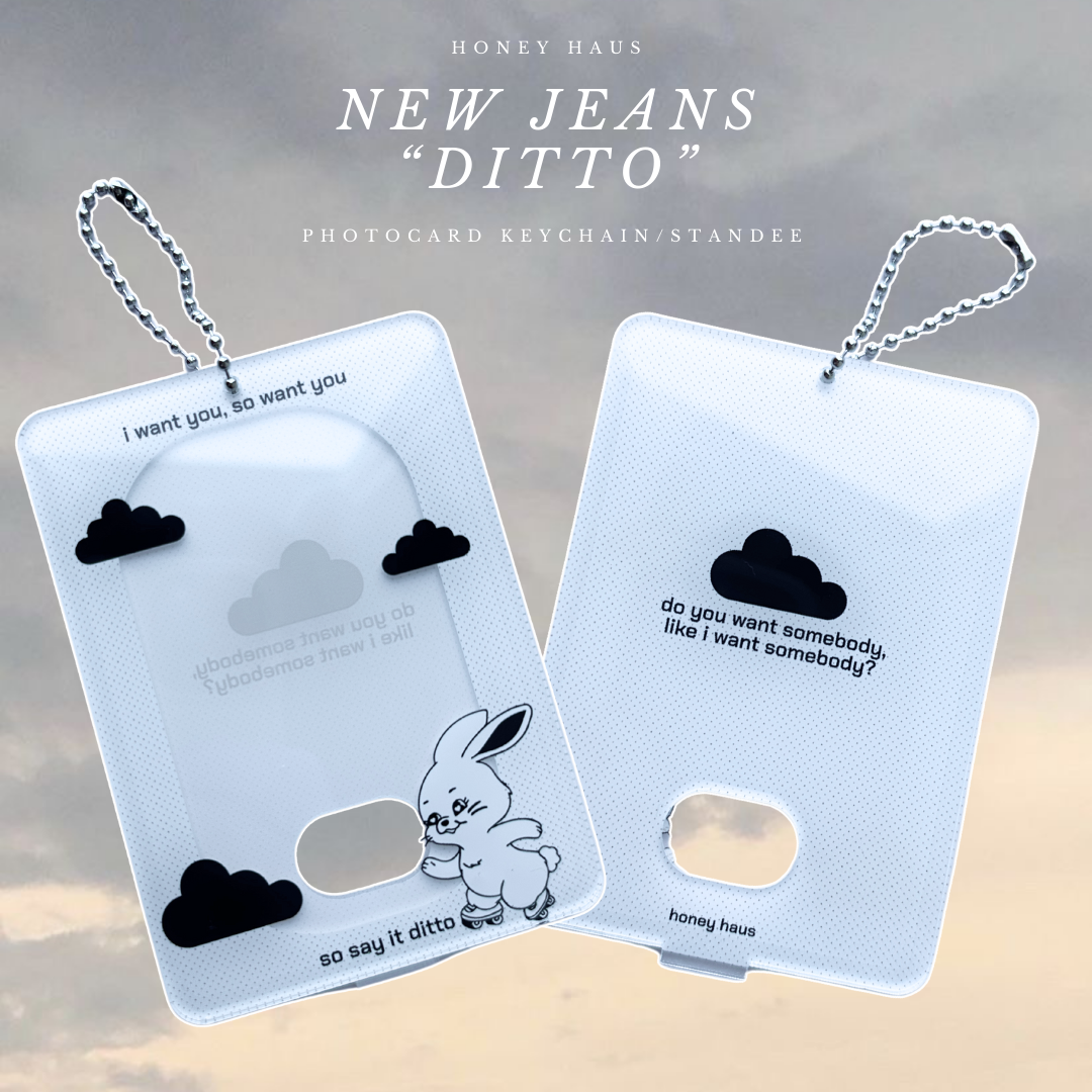 New Jeans "Ditto" Acrylic Photocard Holder