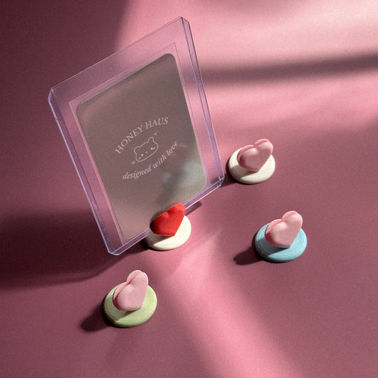 Heart Charm Polaroid / Toploader Holder