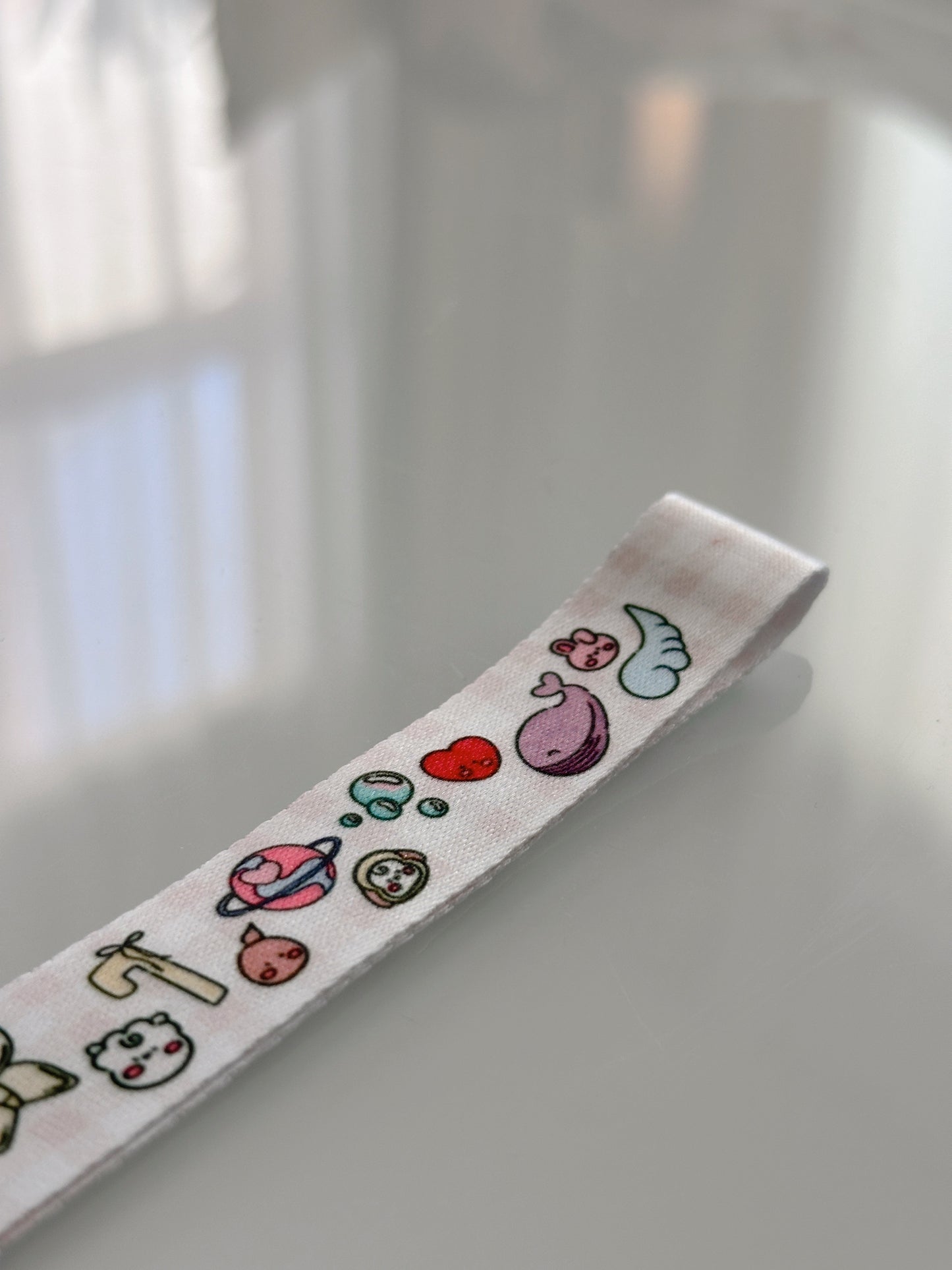 BTS BT21 Inspired Doodle Wrist Strap Keychain