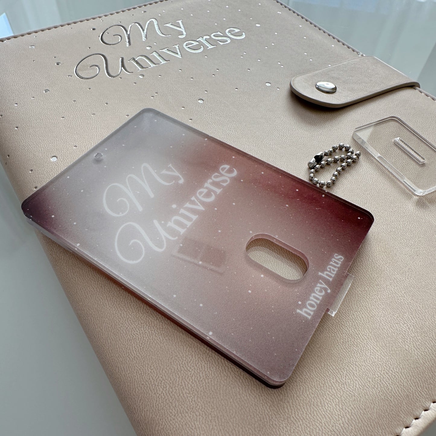 "My Universe" Acrylic Photocard Holder