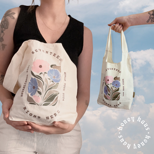 Seventeen Right Here World Tour Rollup Mini Tote