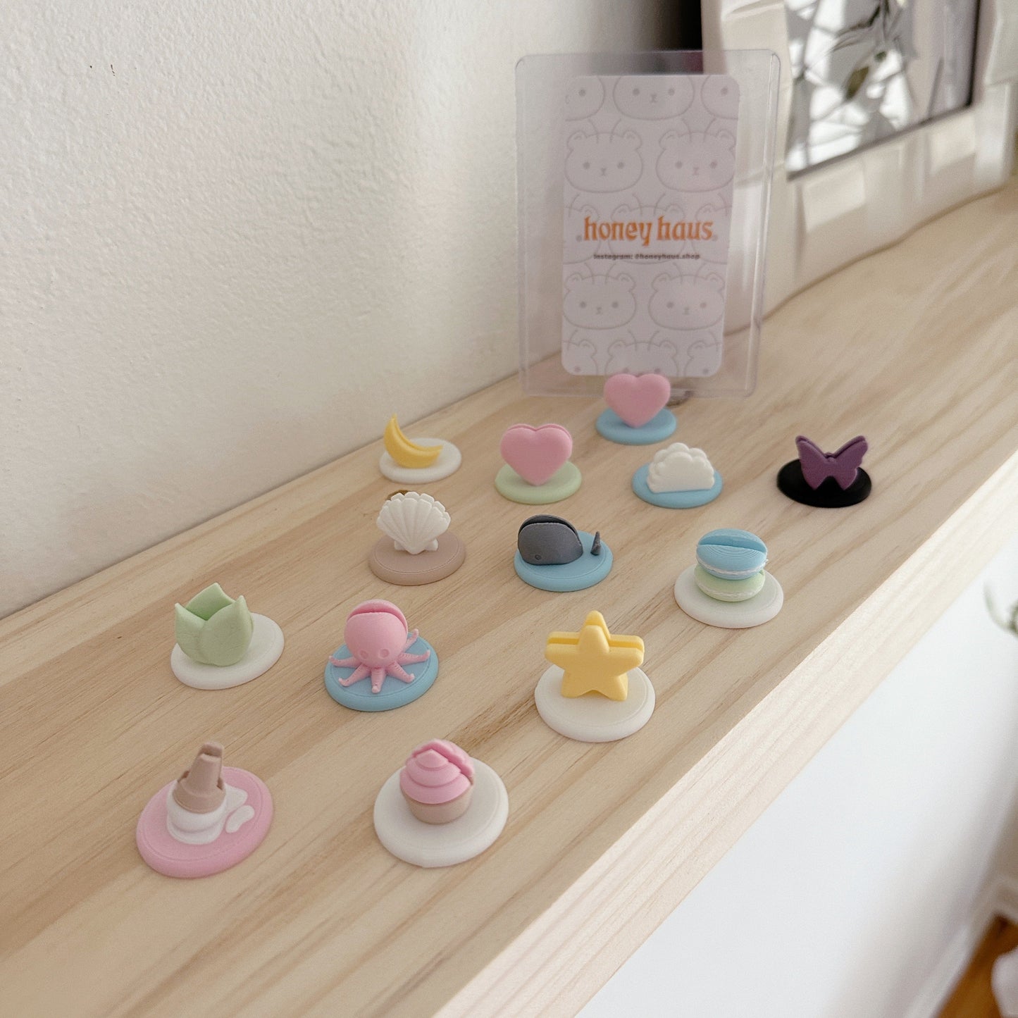 Cupcake Charm Polaroid / Toploader Holder