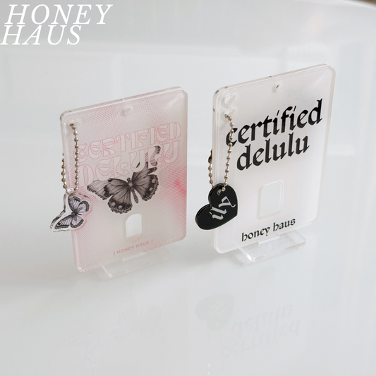 BUNDLE - Certified Delulu Acrylic Photocard Holder Set