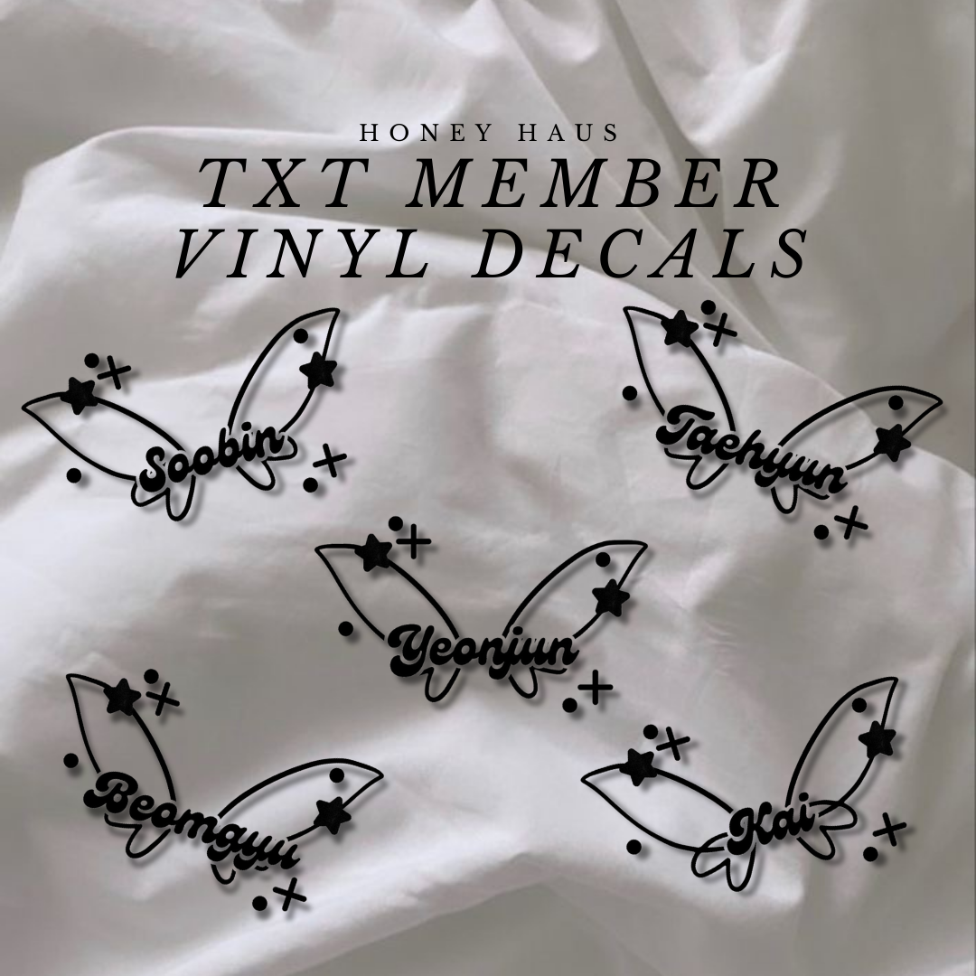 TXT Fairy Member Vinyl K-pop Deco Sticker