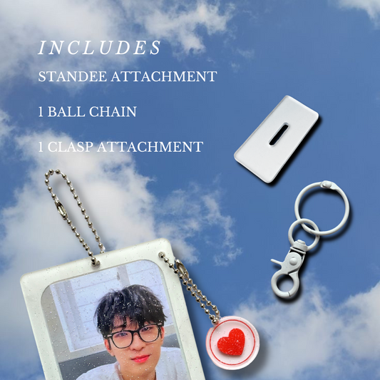 Thank You For Existing - Receipt Style Glittery Acrylic Photocard Holder