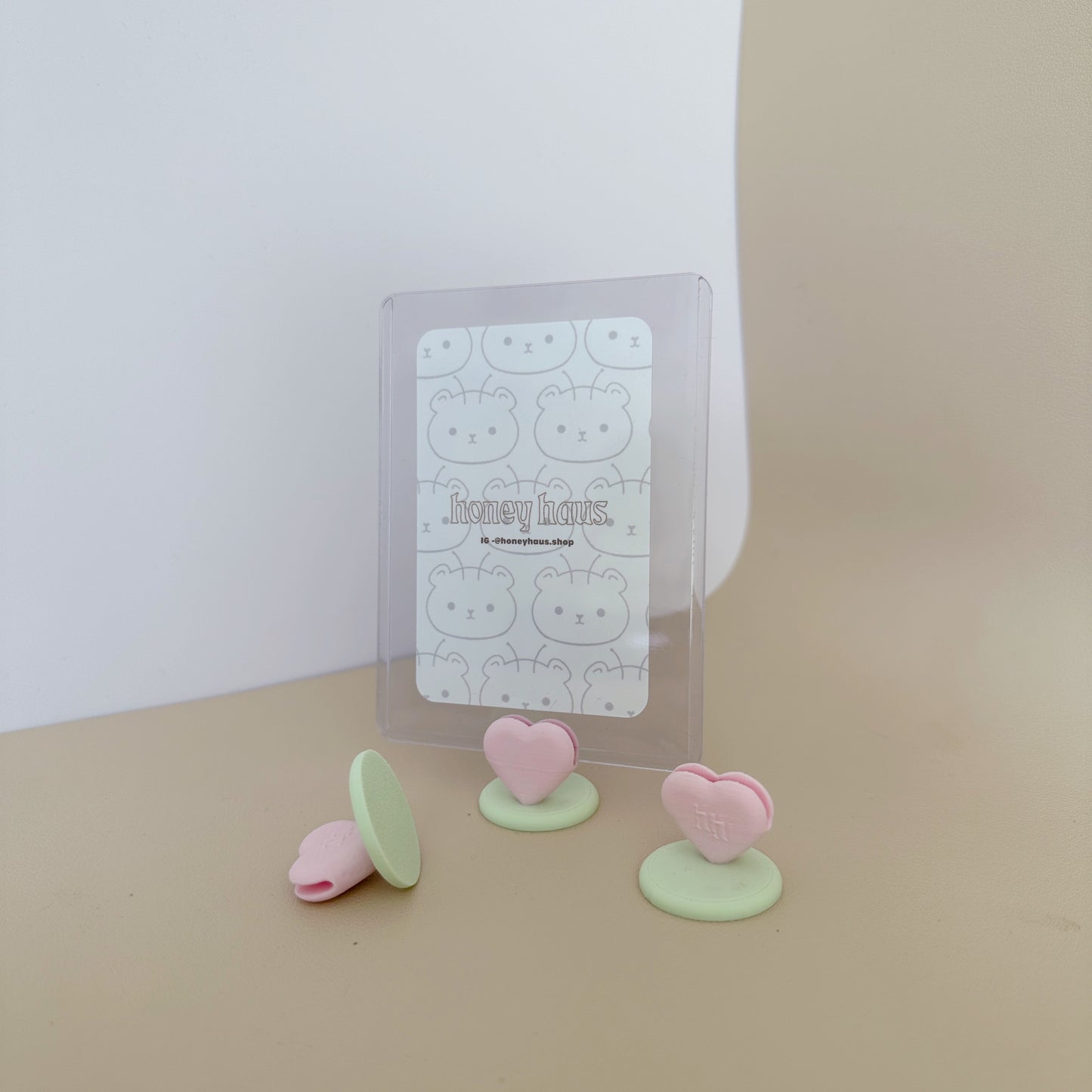 Heart Charm Polaroid / Toploader Holder