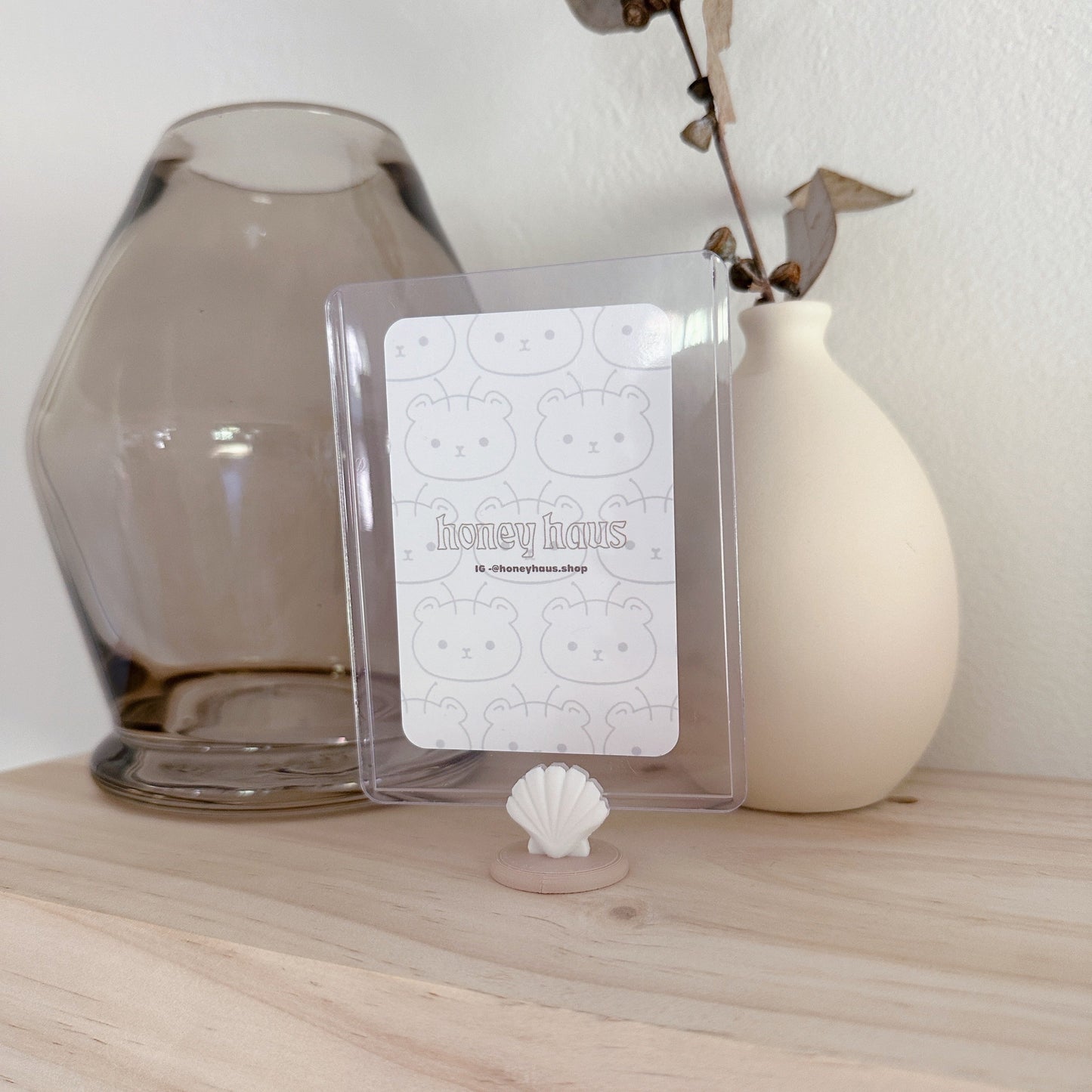 Sea Shell Charm Polaroid / Toploader Holder