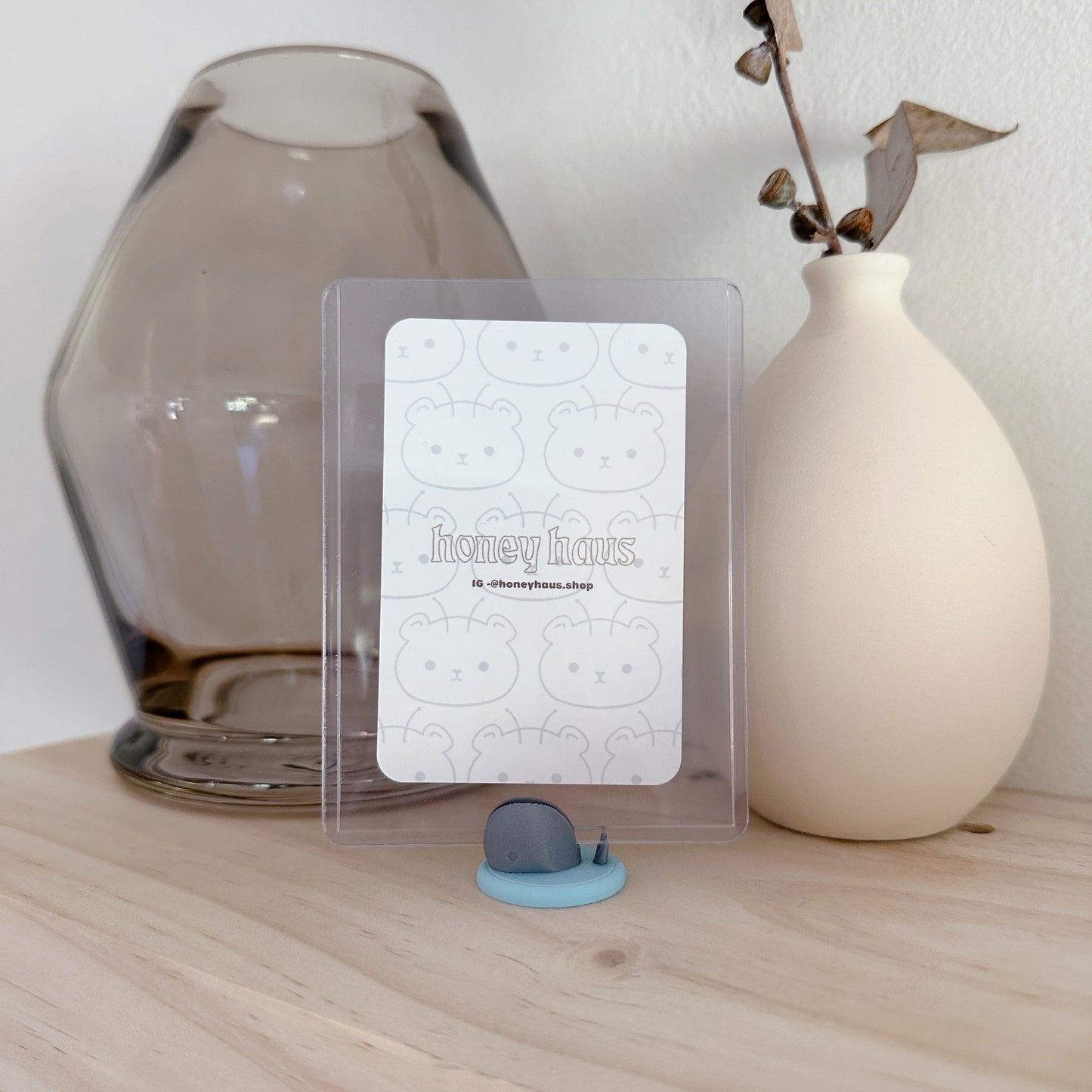 Whale Charm Polaroid / Toploader Holder