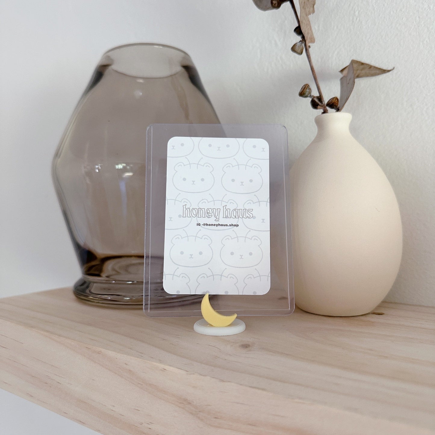 Moon Charm Polaroid / Toploader Holder