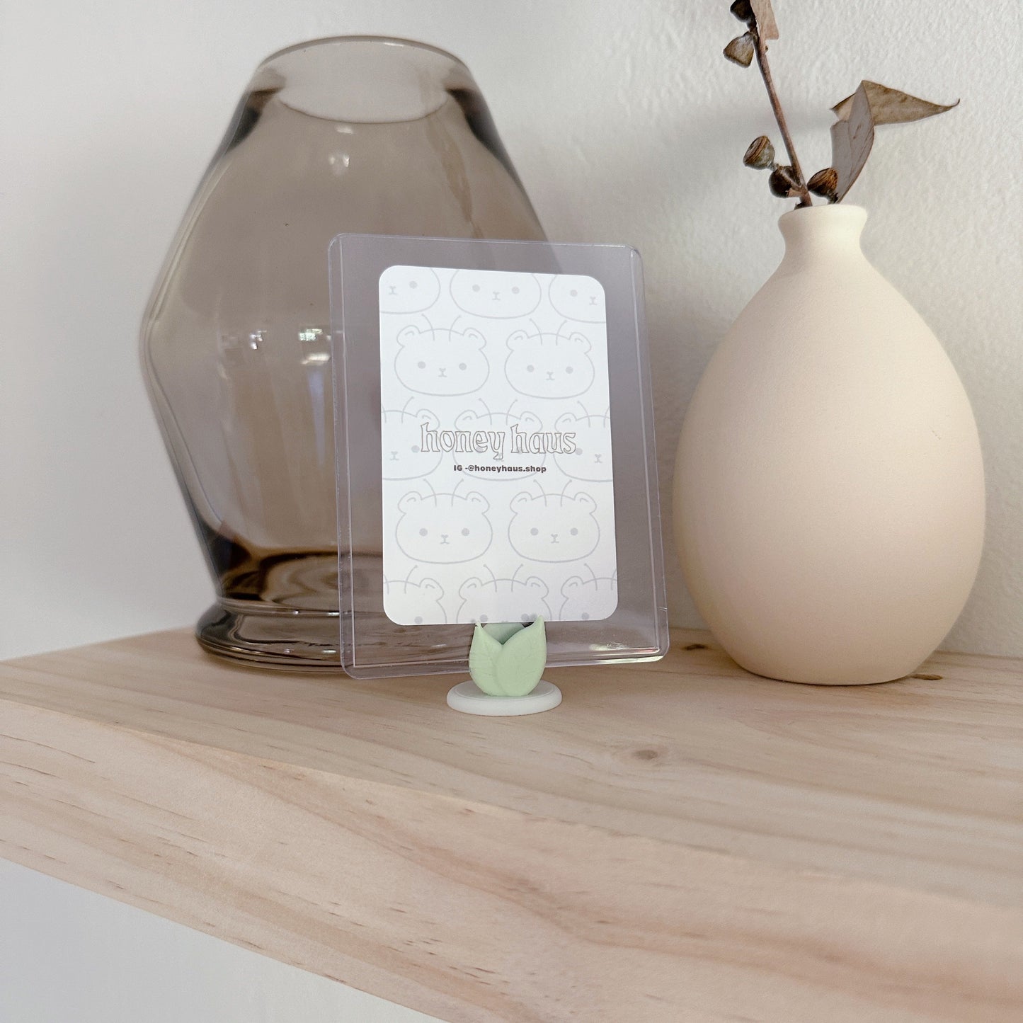 Leaves Charm Polaroid Toploader Holder