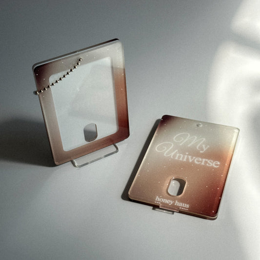 "My Universe" Acrylic Photocard Holder