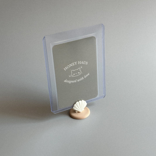 Sea Shell Charm Polaroid / Toploader Holder