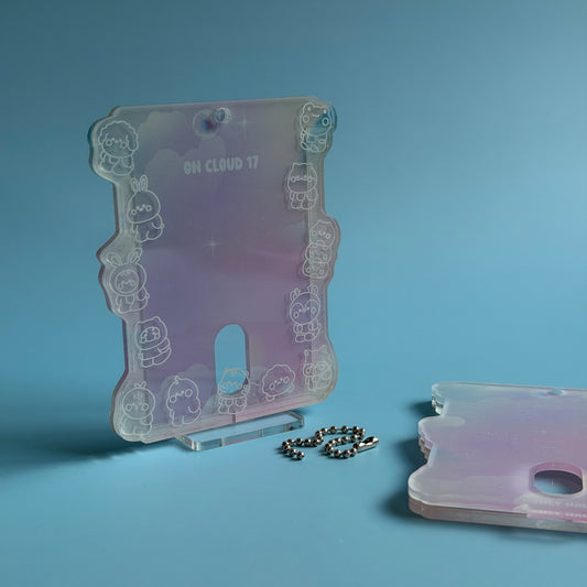Seventeen Miniteen “On Cloud 17” Pastel Acrylic Photocard Holder