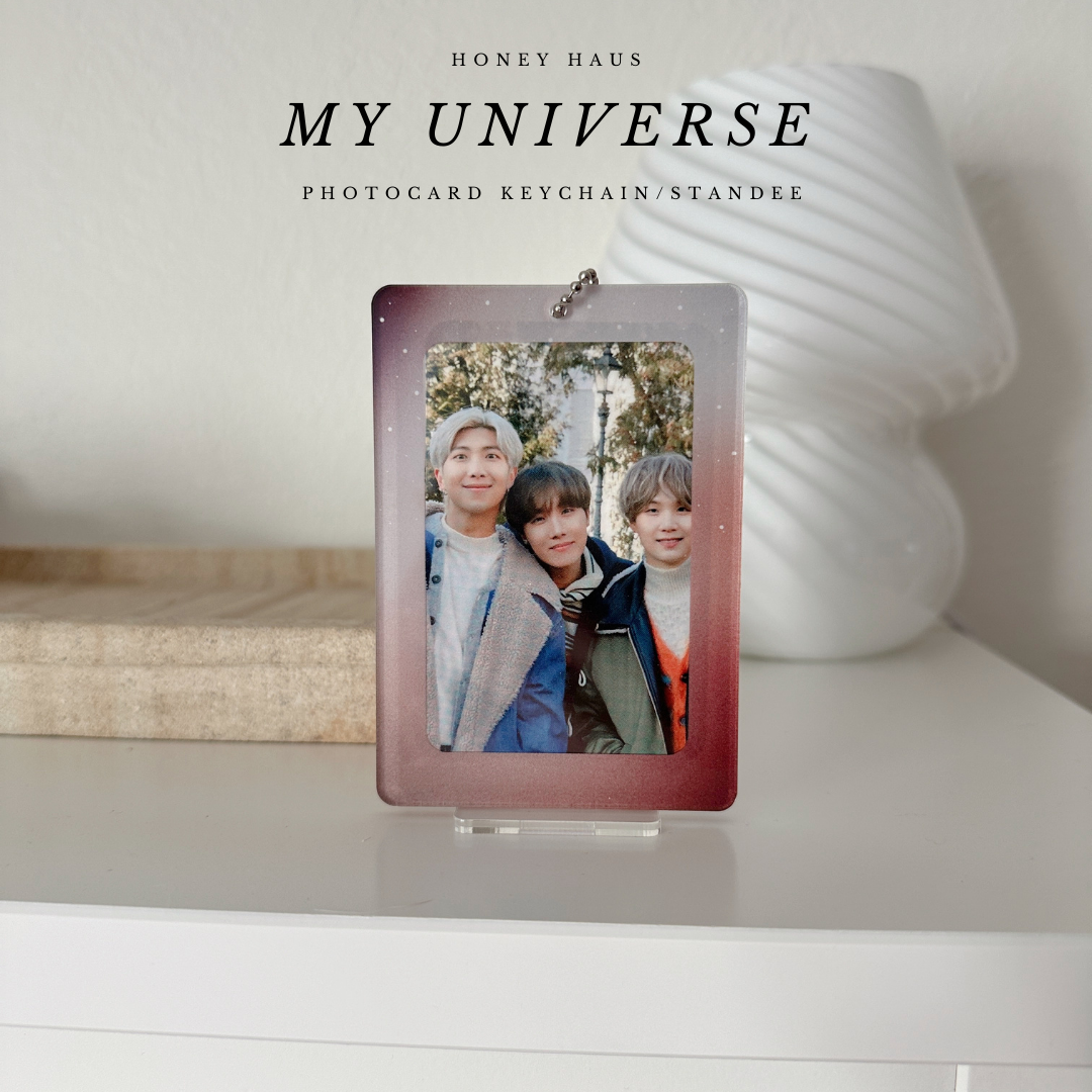 "My Universe" Acrylic Photocard Holder