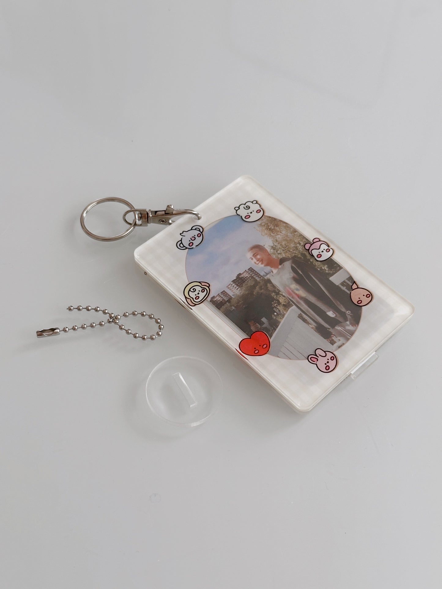 BTS BT21 Inspired Doodle Acrylic Photocard Holder