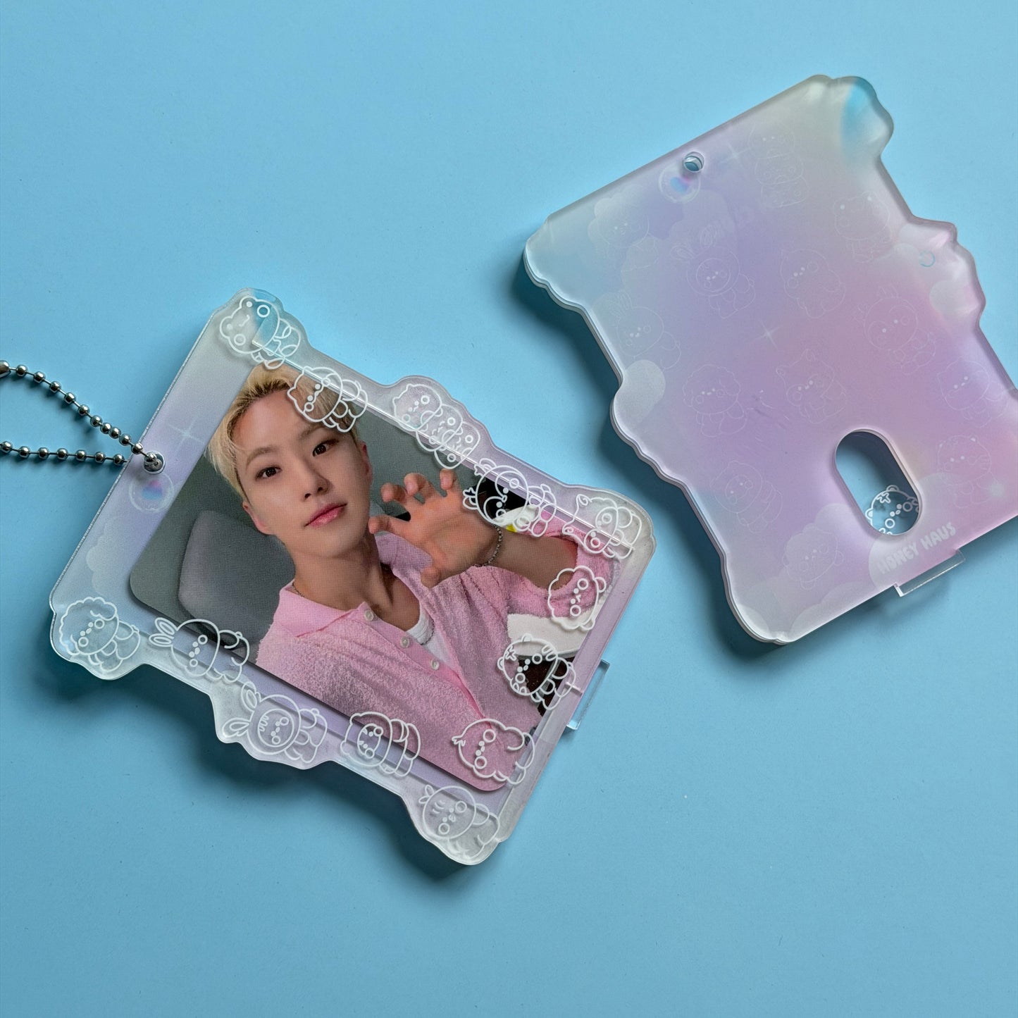 Seventeen Miniteen “On Cloud 17” Pastel Acrylic Photocard Holder